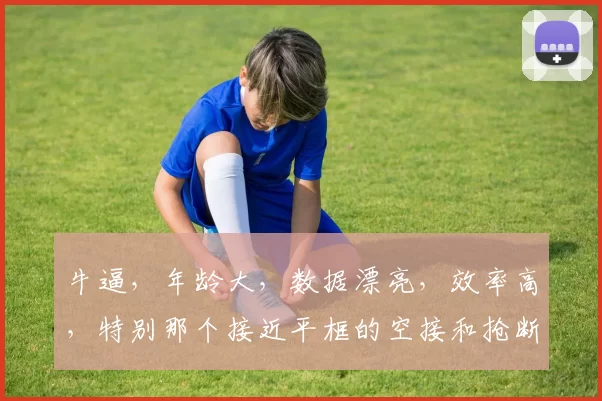 牛逼，年龄大，数据漂亮，效率高，特别那个接近平框的空接和抢断都太漂亮了